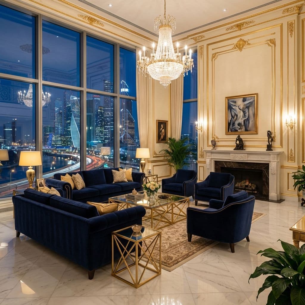 بنتهاوس بإطلالة بانورامية